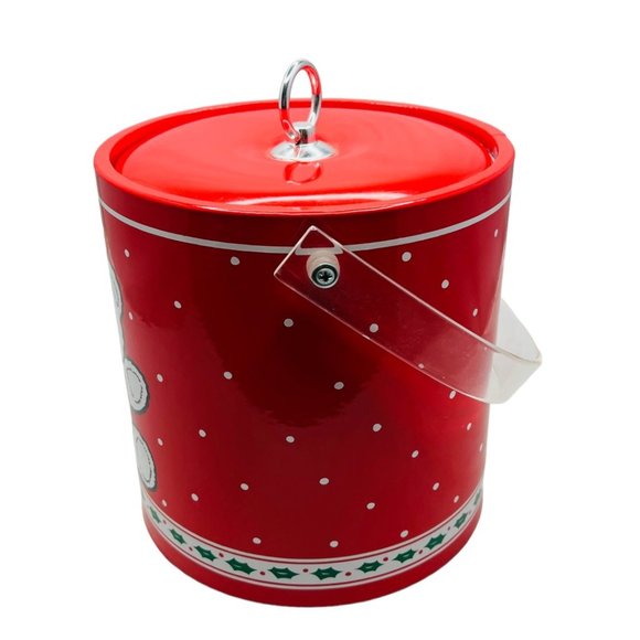 Vintage Teddy Bear Christmas Ice Bucket - Picture 5 of 7